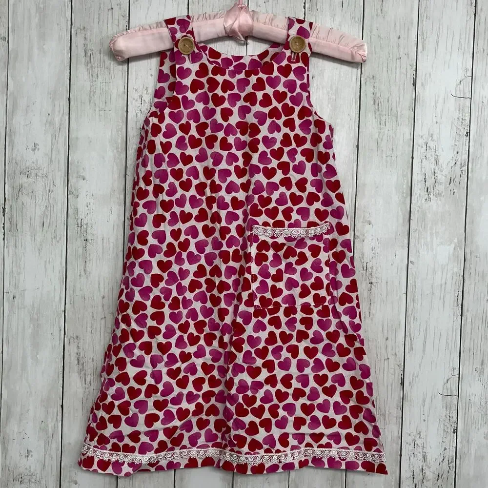 Girls 7-8 Heart Dress Bundle Short Long Sleeve Gymboree Children's Place